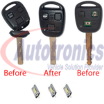 Toyota Avensis Remote Key Fob (3 Button) Repair Image